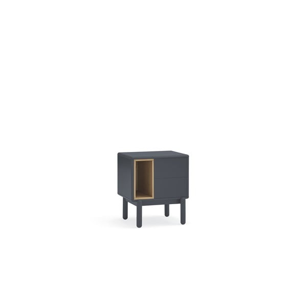 Comodino grigio scuro Corvo - Teulat-image-4