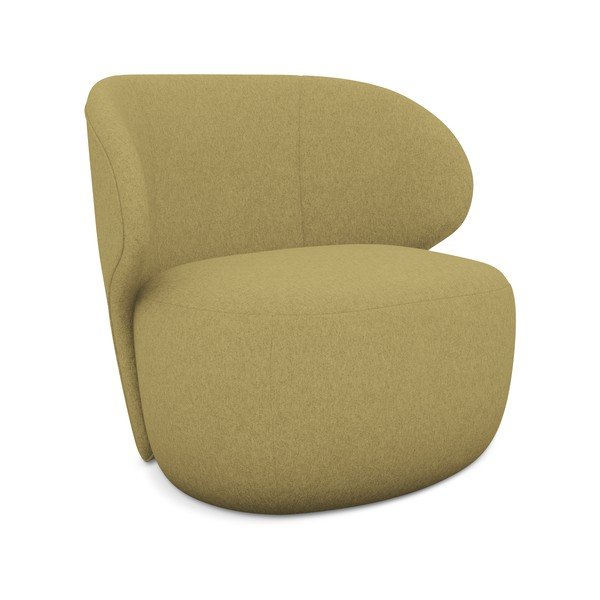 Poltrona color senape Kama – Makamii