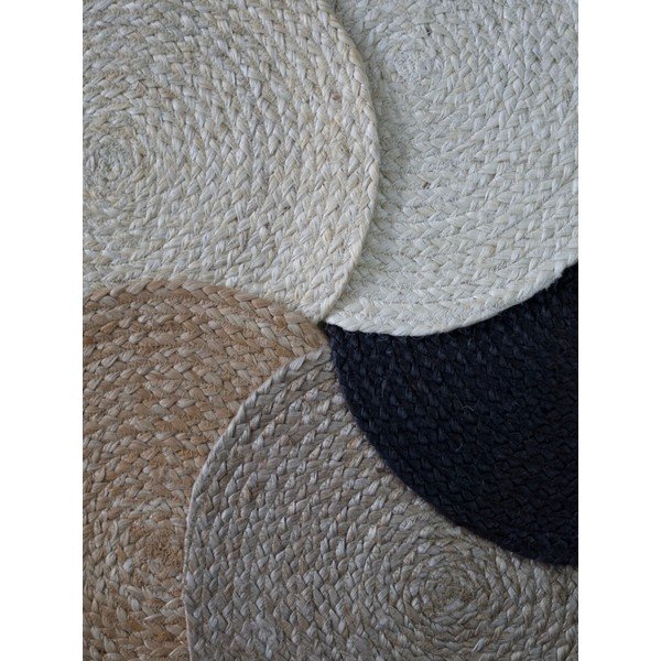 Tappeto color crema in iuta reversibile/tessuto a mano 160x230 cm Braided – Hanse Home-image-4