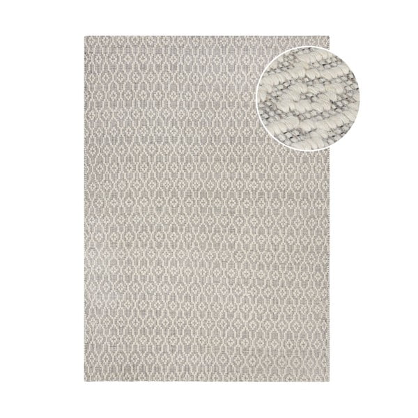 Tappeto in lana grigio/beige 120x170 cm Dream - Flair Rugs