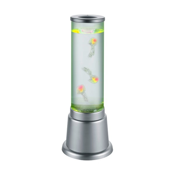 Lampada da tavolo a LED in argento (altezza 36 cm) Jelly - Reality