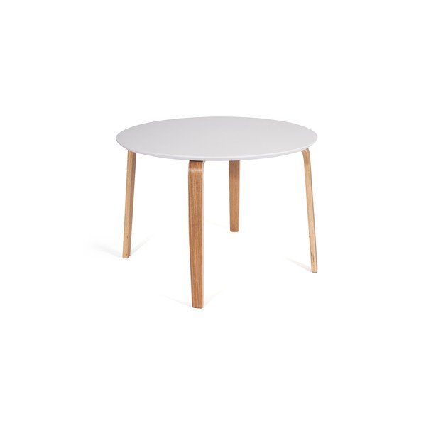 Tavolo da pranzo rotondo con piano bianco ø 110 cm Lana - Bonami Essentials