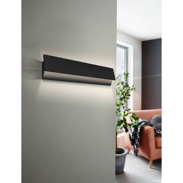 Lampada da parete LED nera ZUBIALDE – EGLO-image-1