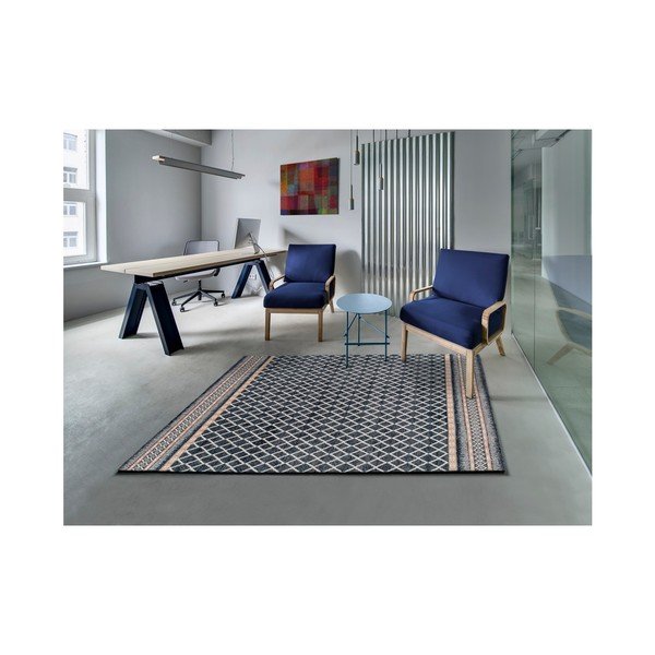 Tappeto blu per esterni Sofie Blue Marro, 160 x 230 cm - Universal-image-1