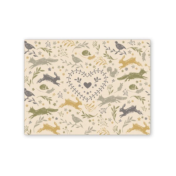 Skleněné prkénko Cooksmart ® Woodland, 30 x 40 cm