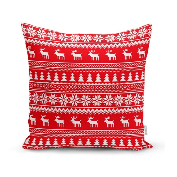 Set di 4 federe natalizie e runner da tavola Natale - Minimalist Cushion Covers-image-4