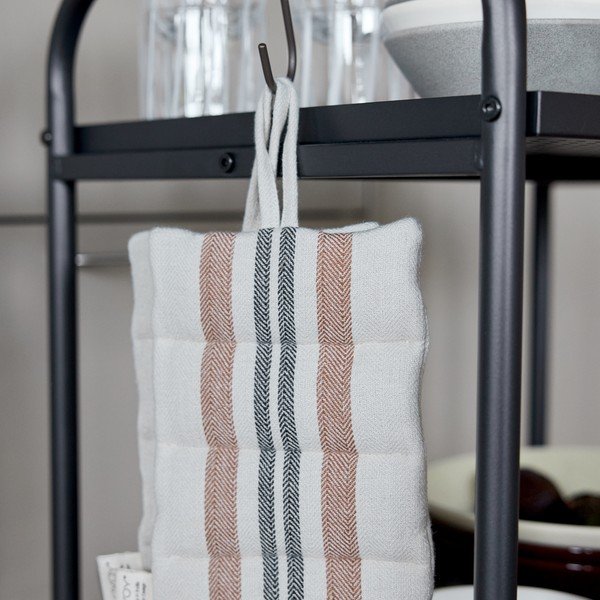 Tavolino da servizio in acciaio su ruote 37,5x52 cm Maki – OYOY Living Design-image-2