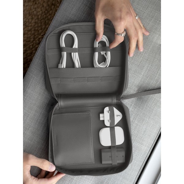 Organizer per cavi in pelle sintetica Cable Tidy - Stackers-image-1