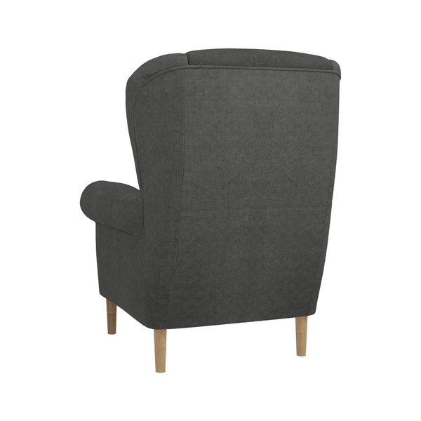 Poltrona con braccioli grigio scuro Swan – Ropez-image-2