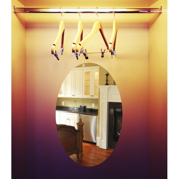 Specchio adesivo Ovale, 42 x 27 cm - Ambiance-image-2