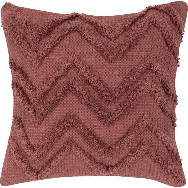 Federa decorativa in cotone rosso, 45 x 45 cm Akesha - Westwing Collection