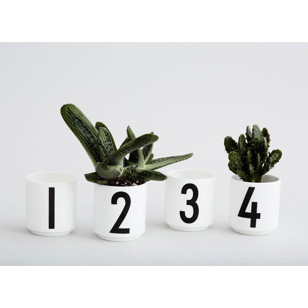 Candelieri in porcellana in set da 4 pezzi Mini - Design Letters-image-2