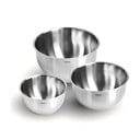 Set di ciotole argentate in acciaio inox 3 pz ø 24 cm Lucca 3.0 – FABINI