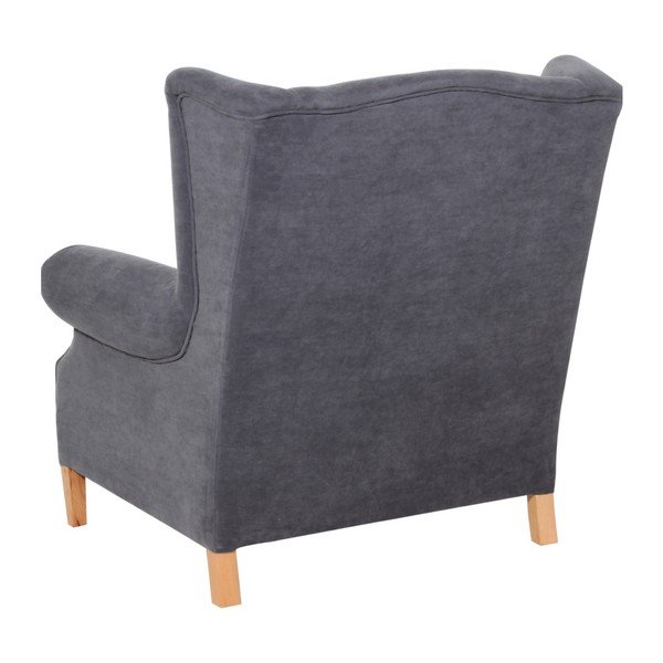 Poltrona grigio antracite Harvey Velor - Max Winzer-image-2