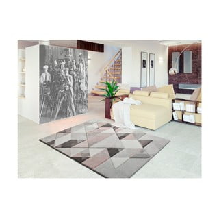 Tappeto grigio e rosa , 160 x 230 cm Pinky Dugaro - Universal