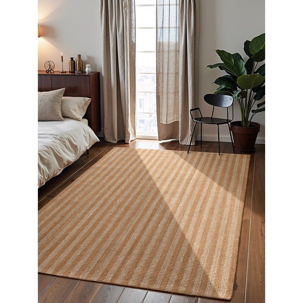 Tappeto in juta beige tessuto a mano 160x230 cm Harvest Amber - Elle Decoration-image-1