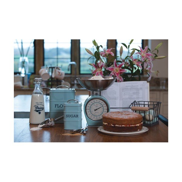 Barattolo di zucchero di latta blu Nostalgia - Kitchen Craft-image-1