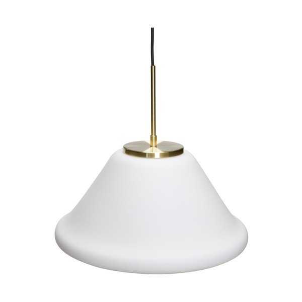 Lampadario bianco con intensità regolabile ø 40 cm Muse – Hübsch-image-2
