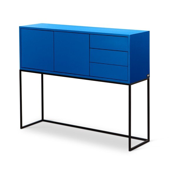 Cassettiera bassa blu 113x88,5 cm Scott - Really Nice Things-image-2