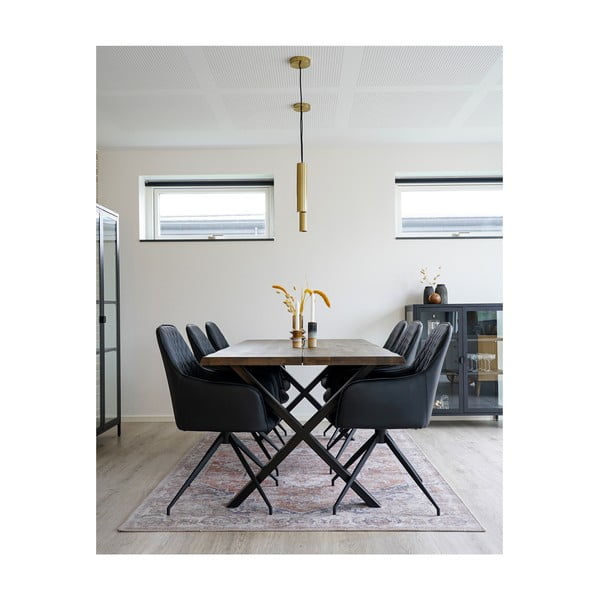 Tappeto blu e arancione 230x160 cm Havana - House Nordic-image-3