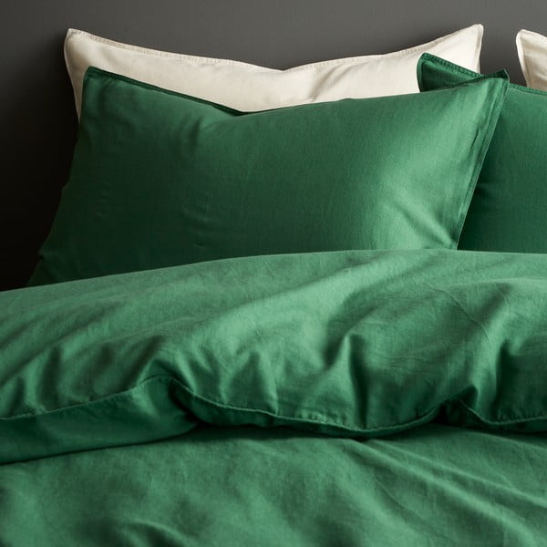 Biancheria verde per letto matrimoniale 200x200 cm Relaxed - Content by Terence Conran-image-1