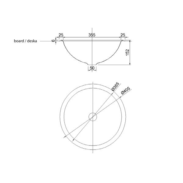 Lavabo rotondo argentato in acciaio inox ø 40,5 cm – Sapho-image-2