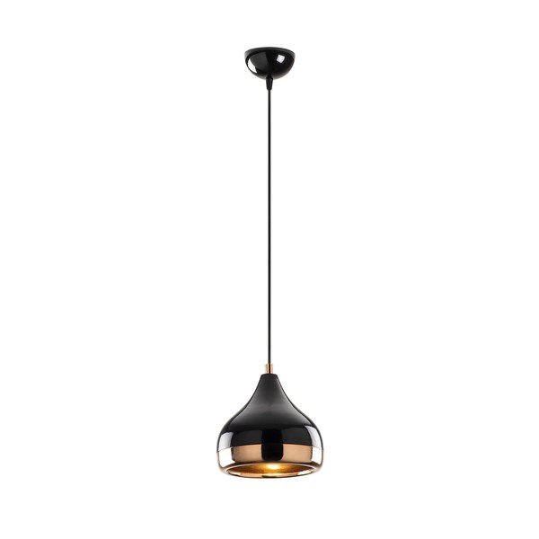 Lampada a sospensione di colore nero-rame Yildo, ø 17 cm - Opviq lights-image-2