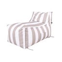 Pouf da giardino bianco e grigio – Bonami Essentials