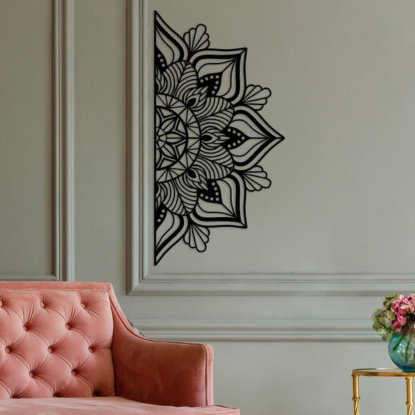 Decorazione murale in metallo 118x59 cm Mandala - Wallity-image-4