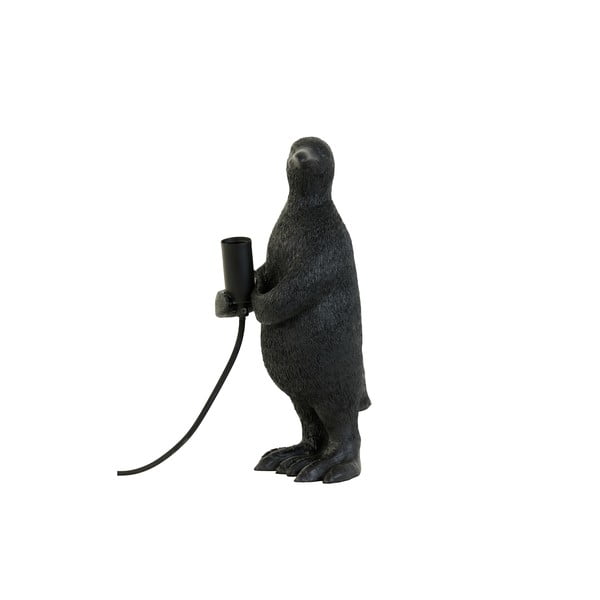 Lampada da tavolo nera (altezza 34 cm) Penguin - Light & Living