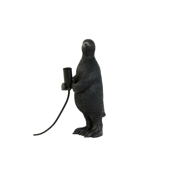 Lampada da tavolo nera (altezza 34 cm) Penguin - Light & Living