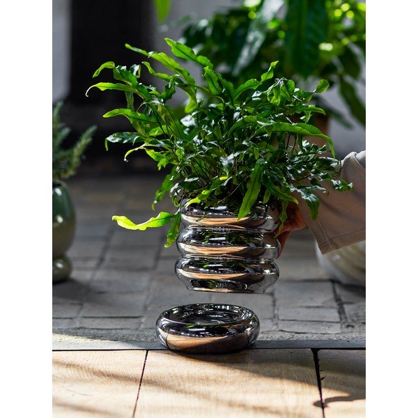 Coprivaso in gres ø 16 cm Shine – Bloomingville-image-3