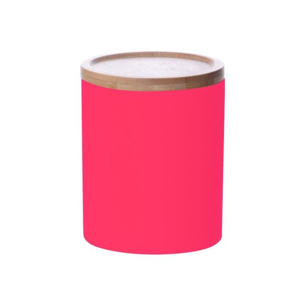 Růžová dóza Karlsson Silk Neon Medium