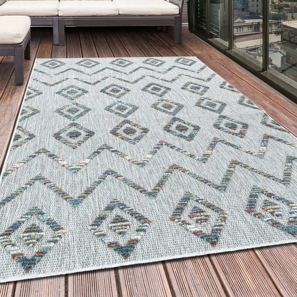 Passatoia per esterni grigio chiaro 80x250 cm Bahama - Ayyildiz Carpets-image-1