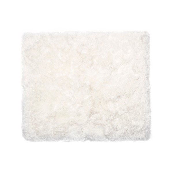 Tappeto in pelle di pecora bianca Zealand Sheep, 130 x 150 cm - Royal Dream