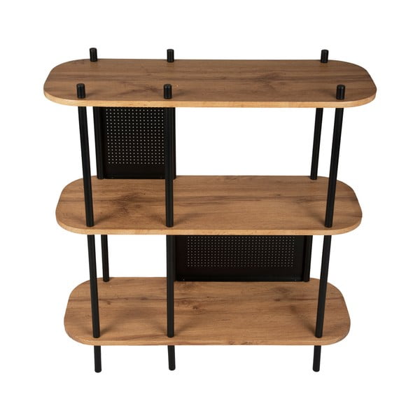 Scaffale in acciaio nero Sole, 80 x 83,5 cm - Leitmotiv-image-4