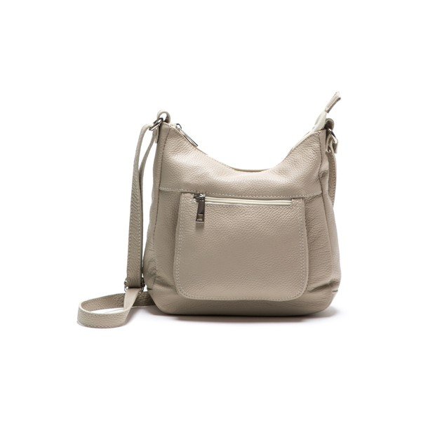 Kožená kabelka Anna Luchini 1172 Beige