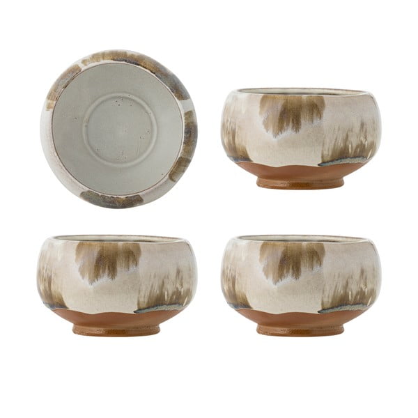 Ciotoline in set in gres 4 pz 400 ml Jade – Bloomingville