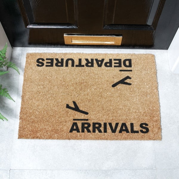 Zerbino in cocco 40x60 cm Arrivals and Departures - Artsy Doormats-image-2