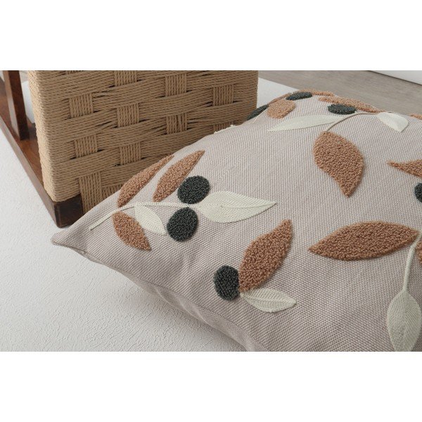 Cuscino decorativo in lino 43x43 cm Sonbahar – Mioli Decor-image-2