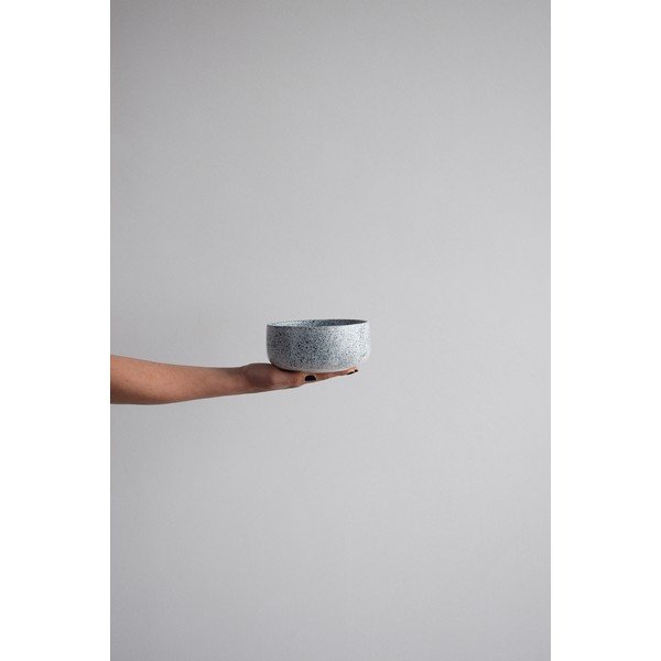 Ciotola in gres bianco e nero , ø 15 cm Mess - ÅOOMI-image-2