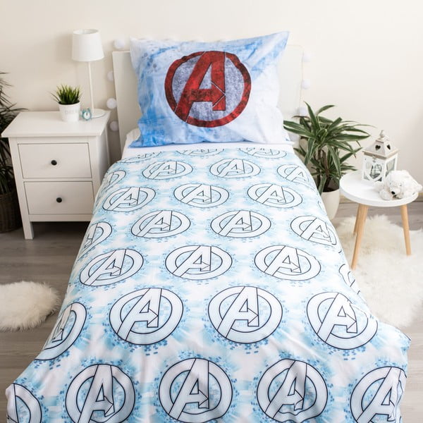 Biancheria da letto in cotone per bambini Heroes, 140 x 200 cm Avengers - Jerry Fabrics-image-2