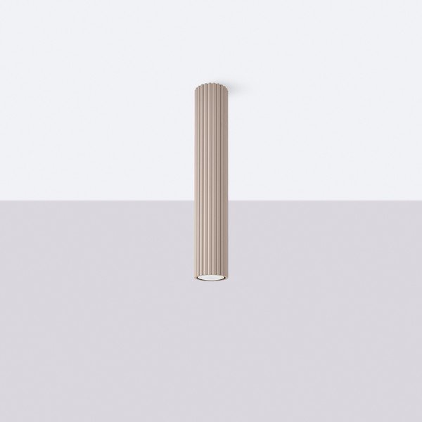 Faretto grigio tortora in metallo Gleam – Sollux-image-2