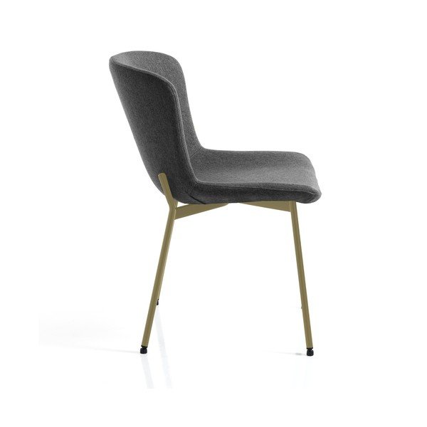 Sedie da pranzo in set grigio scuro 2 pz Snug – Tomasucci-image-2
