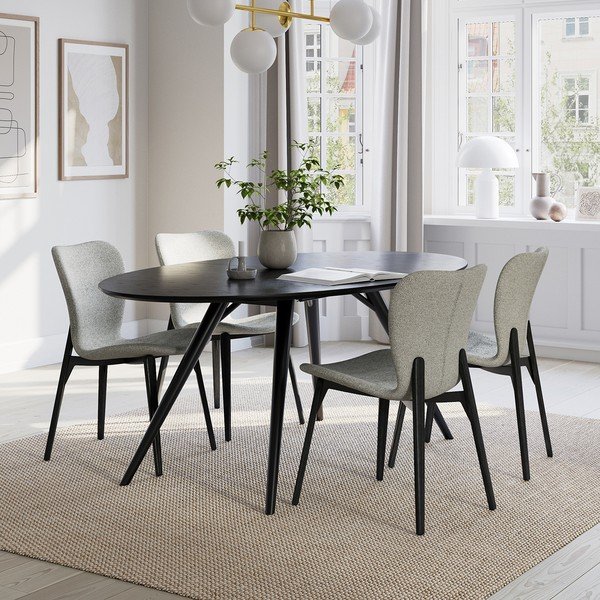 Sedia da pranzo nera Paragon – DAN-FORM Denmark-image-1