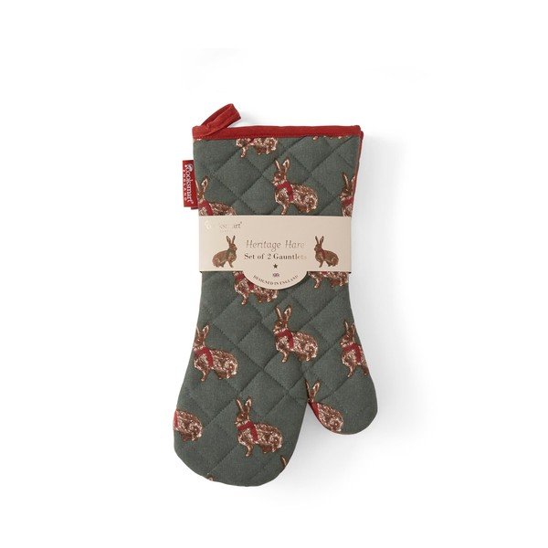 Set di guanti da forno in cotone 2 pz Heritage Hare – Cooksmart ®