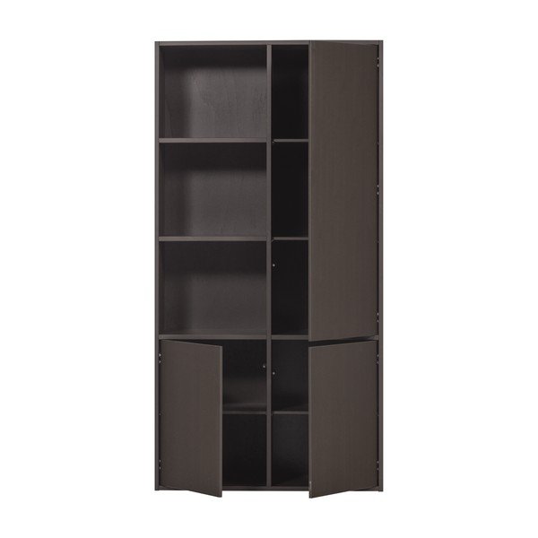 Mobile componibile marrone scuro in pino massiccio 108x215 cm Meggy – WOOOD-image-4