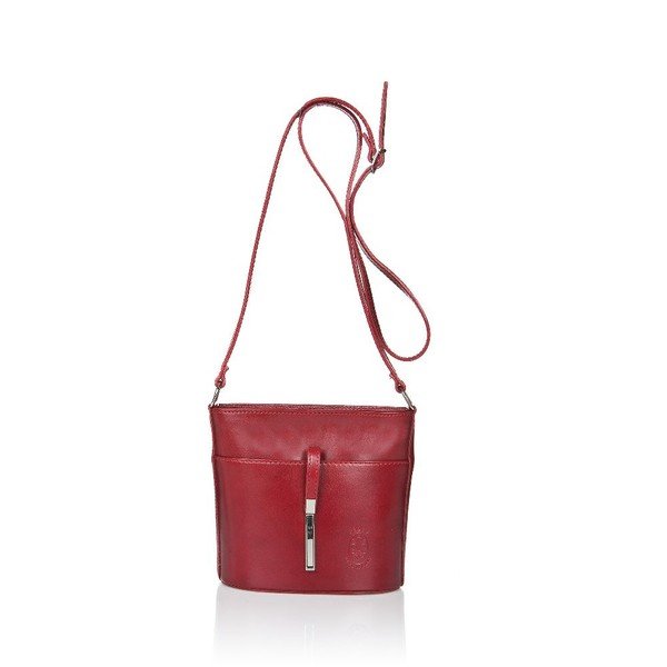 Mini borsa in pelle di vitello rossa - Markese