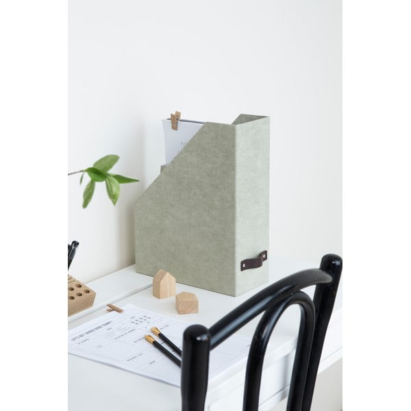 Organizzatore di documenti beige Estelle - Bigso Box of Sweden-image-1