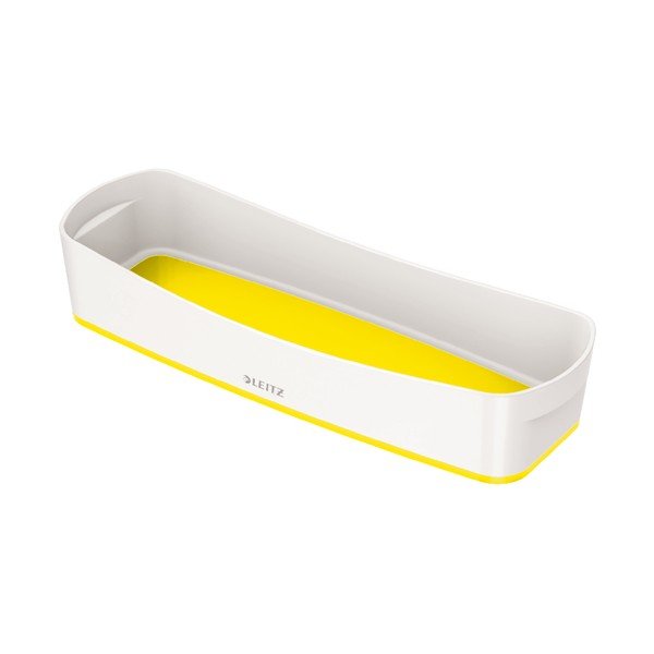 Organizer in plastica bianco-giallo per la cancelleria MyBox - Leitz
